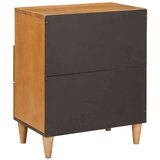 vidaXL Nočna omarica Svetlo rjava 50 x 33 x 60 cm trden mangov les | Shoptok.si