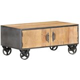  Klubska mizica 90x50x39 cm trden predelan les Cene