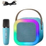 Lean_Toys Brezžični karaoke zvočnik z mikrofonom modra Cene