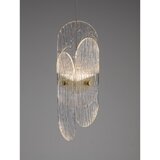 Nova Luce Mjedena metalna LED viseća svjetiljka s mogućnosti zatamnjivanja sa staklenim sjenilom ø 14 cm Lucien – | shoptok.hr