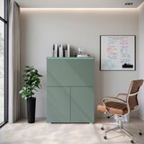 P & B PISALNIK leseni material zelena | Shoptok.si