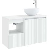  Set namještaja za kupaonicu 2 kom. Bijela Konstruirano drvo 49,5 x 35 x 80 cm | shoptok.hr