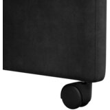  Blagovačke stolice s kotačima 2 pcs Crna 58 x 67 x 97 cm Baršun | shoptok.hr