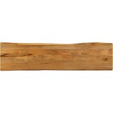 Stolna ploča 180x40x3 8cm od masivnog drva manga sa živim rubom | shoptok.hr