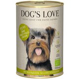 Dog's Love Bio 6 x 400 g - Ekološko pridelan piščanec | Shoptok.si