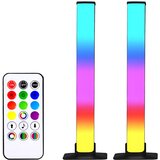  2x LED RGBIC pametni dekorativni glazbeni stup od 32 cm + daljinski upravljač | shoptok.hr