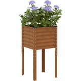  Vrtna žardinjera 45x45x88 cm Čelik otporan na vremenske uvjete | shoptok.hr