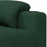  Naslonjač od tkanine tamnozeleni - Tamnozelena 1 | shoptok.hr