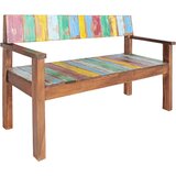  Klupa od masivnog obnovljenog drva 115 cm | shoptok.hr