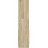  Visoka komoda boja hrasta 63x33x140 cm od konstruiranog drva | shoptok.hr