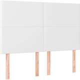  Okvir za krevet s uzglavljem bijeli 140x200 cm od umjetne kože | shoptok.hr