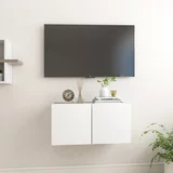 Viseći TV ormarić bijeli 60 x 30 x 30 cm