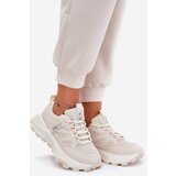 Boto EVENTO Sports Shoes Sneakers Women's Thick Sole Beige Prononice | Shoptok.si