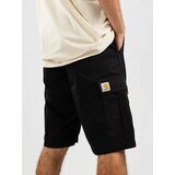 Carhartt WIP Aviation Kratke hlace rinsed black Cene