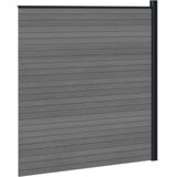PANEL ograde WPC i aluminij Siva | shoptok.hr