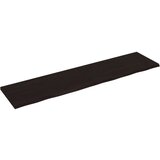  Kopalniški pult temno siv 200x50x4 cm obdelan trden les | Shoptok.si