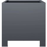 vidaXL Vrtno korito 2 kosa antracit 30x30x30 cm jeklo | Shoptok.si