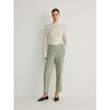 Reserved Ladies` trousers - zelena Cene