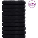  Ručnik za Goste SOLUND 25 pcs Crna 100 x 200 cm 550 gsm | shoptok.hr