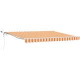  Skrovita tenda Žuta i narančasta 400 × 350 cm Poliester i metal | shoptok.hr