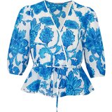Orsay Blue women's patterned blouse - Women's | Shoptok.si