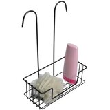  Košara za tuš, kromirana, crna | shoptok.hr