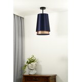  Duolla - Plafonski luster BELL SHINY 1xE27/15W/230V prečnik 25 cm plava/bakrena | Eponuda.com