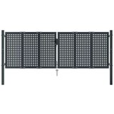 vidaXL vrtna vrata antracit 300 x 150 cm čelična | shoptok.hr