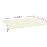  Zamjenska tkanina za tendu krem 5 x 3,5 m | Eponuda.com