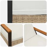  Vanjska klupa Bež i krem bijela 107 x 61 x 80 cm poliratan | shoptok.hr