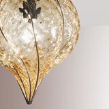  siru - plafonski luster goccia 1xE27/60W/230V prečnik 25 cm bež/braon venecijansko staklo | Eponuda.com