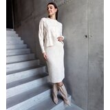 Gemre Beige Taisa sweater and skirt set Cijene