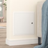 vidaXL Dostopna enota Bela 30 x 30 cm Jeklo | Shoptok.si