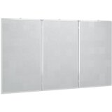  Magnetna bijela ploča sklopiva 150 x 80 x 1,7 cm aluminijska | shoptok.hr