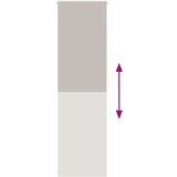 vidaXL Rolo zavesa za prho 80x240 cm širina tkanine 76 cm | Shoptok.si