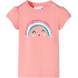  Dječja majica svijetlo koraljne boje 104 | shoptok.hr