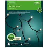 Lumineo Led novogodišnje lampice baterija 8 funkcija topla bela L1790cm 497251 Cene