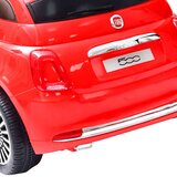 vidaXL Otroški električni avtomobil Fiat 500 rdeč | Shoptok.si