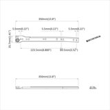  Klizač za ladice 63 pcs Bijelo Čelik | shoptok.hr