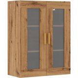 Maison Chic Viseča Stenska omarica - Zidna omarica artisan hrast 69,5x34x90 cm iu243, (22063566) | Shoptok.si