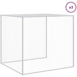 Kavez za kokoši s krovom antracit 403x98x90 cm pocinčani čelik | shoptok.hr