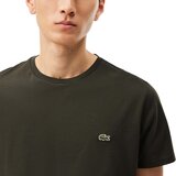 Lacoste Cotton Pima Crew Neck T-Shirt Dark Brown Smeđa | shoptok.hr