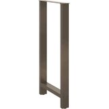  Noge za barski stol Prirodni čelik 2 kom 60 x (110-111) cm Čelik | shoptok.hr