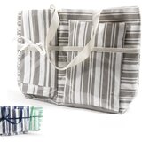 Mhome Set torba za na plažo + ležalka + mini vzglavnik 51x36x14cm / več barv / poliester, papir, pvc, (20840708) Cene