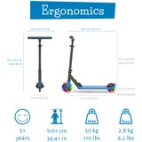 Chillafish Sklopivi trotinet Flexxi Glow 2 svetleća točka do 50kg plava | Eponuda.com