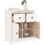  Komoda bijela 70 x 35 x 80 cm od masivne borovine | shoptok.hr