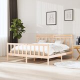 vidaXL posteljni okvir iz trdnega lesa 160x200 cm Cene