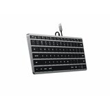 Satechi slim W1 usb-c backlit wired keyboard - us - space grey cene