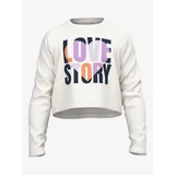 name it White girly sweatshirt Vilma - Girls