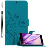Cadorabo Nokia v cvetlični modri barvi - zaščitni pokrov v oblikovanju cvetja z magnetnim zapiranjem, stoječimi funkcijami in režami za kartice, (20694976) | Shoptok.si